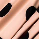 Tissu Pois Noir 55mm Beige - Ribes y Casals