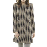 Tissu Lurex Pied de Poule Or - Ribes y Casals