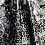 Lycra Brillant Leopard Argent - Ribes y Casals