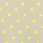 Lycra Imprimé Étoiles Jaune Fluo - Ribes y Casals