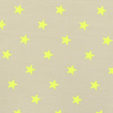 Lycra Imprimé Étoiles Jaune Fluo - Ribes y Casals