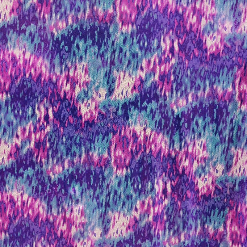 Tissu Lycra Imprimé Pluie Fuchsia - Ribes y Casals