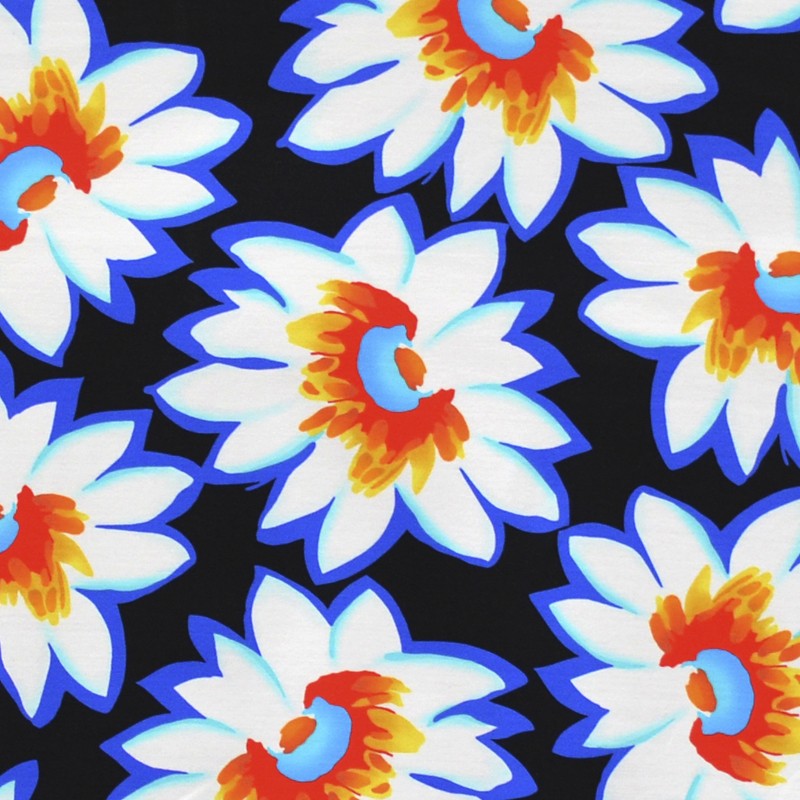 Lycra Imprimé Marguerite Blanche - Ribes y Casals