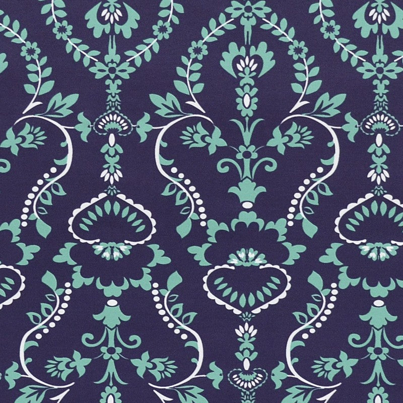 Lycra Imprimé Mosaique Bleu Marine - Ribes y Casals