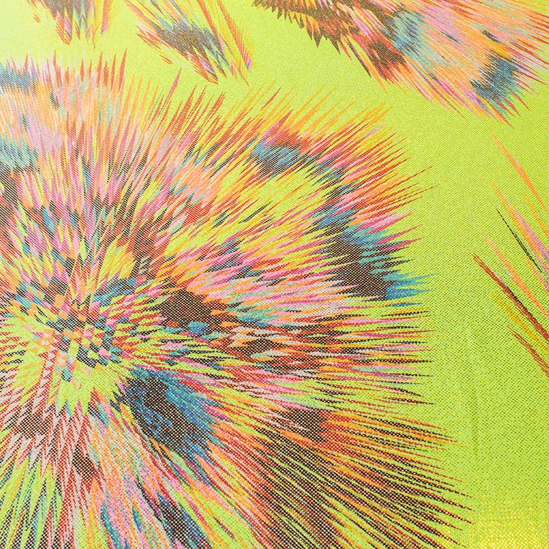 Lycra Holographe Explosion Jaune - Ribes y Casals