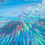 Lycra Holographe Explosion Vert - Ribes y Casals