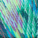 Lycra Holographe Explosion Vert - Ribes y Casals