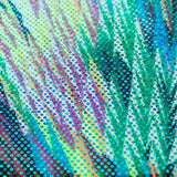 Lycra Holographe Explosion Vert - Ribes y Casals