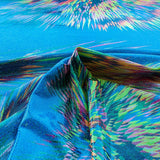 Lycra Holographe Explosion Vert - Ribes y Casals