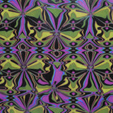 Lycra Holographe Psychédélique Fuchsia - Ribes y Casals