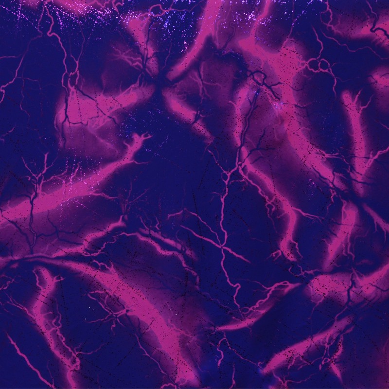Lycra Holographe Eclairs Pourpre - Ribes y Casals