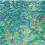 Lycra Holographe Reptile Bleu - Ribes y Casals