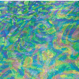 Lycra Holographe Reptile Bleu - Ribes y Casals