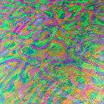 Lycra Holographe Reptile Rose - Ribes y Casals