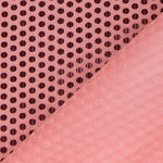 Lycra Tissu Sequin Pois Corail - Ribes y Casals