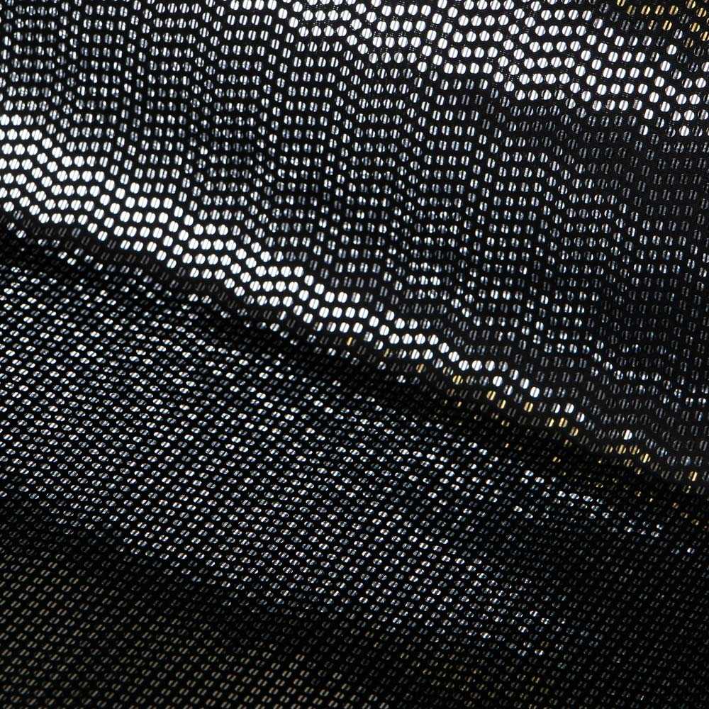 Lycra Tissu Sequin Pois Noir - Ribes y Casals
