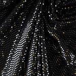 Lycra Tissu Sequin Pois Noir - Ribes y Casals