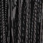 Lycra Tissu Sequin Pois Noir - Ribes y Casals