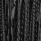 Lycra Tissu Sequin Pois Noir - Ribes y Casals