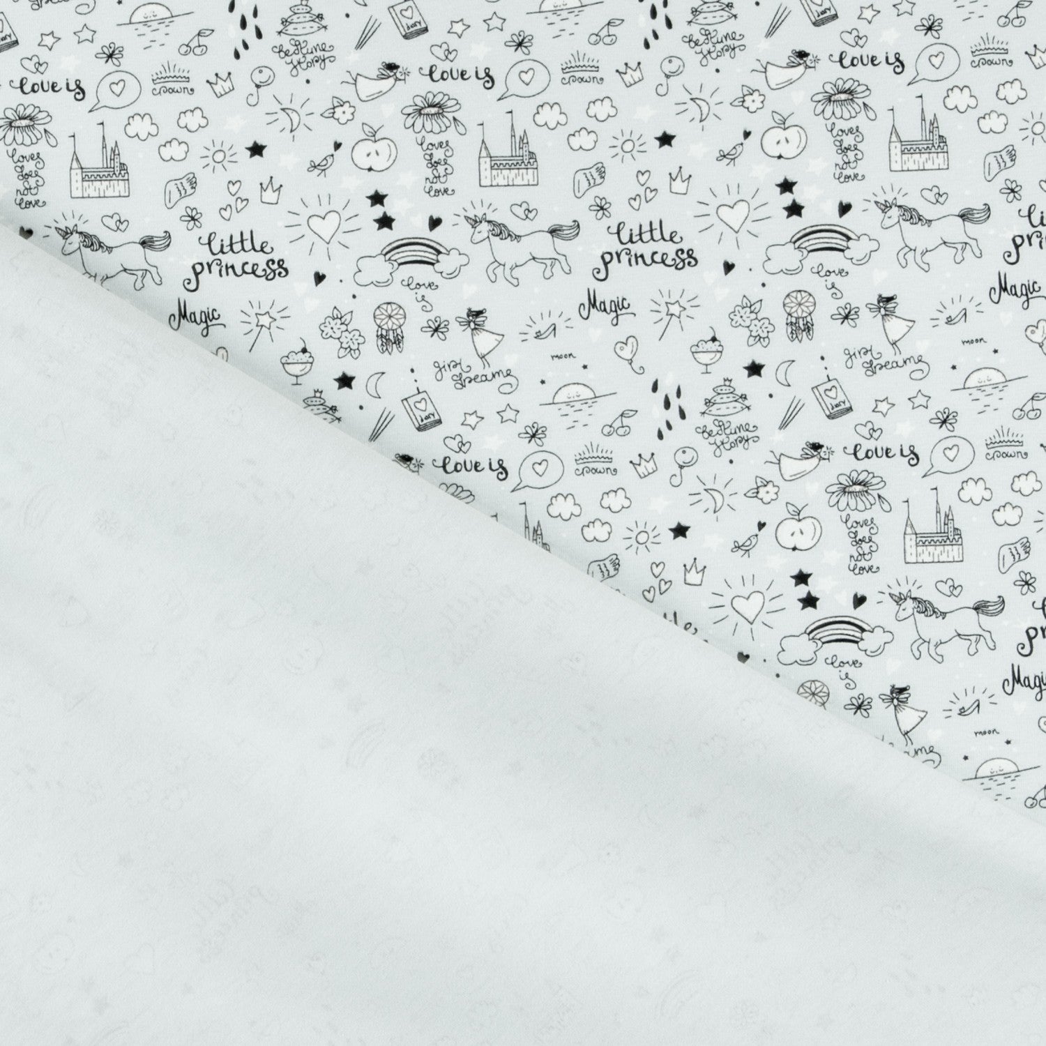 Tissu Magique Princesse Gris - Ribes y Casals