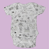 Tissu Magique Princesse Gris - Ribes y Casals