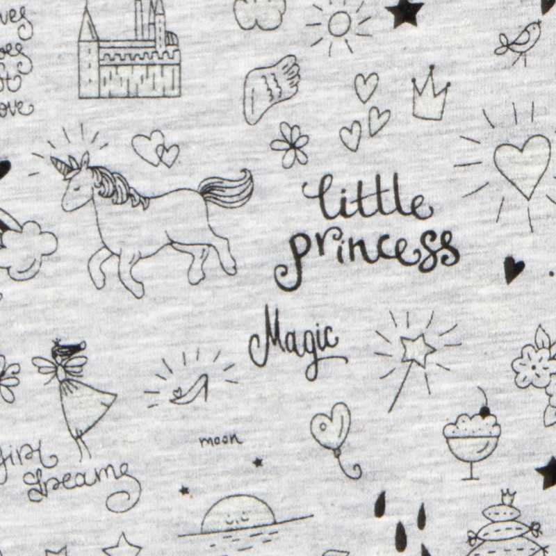 Tissu Magique Princesse Gris - Ribes y Casals