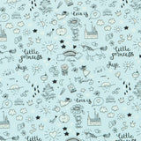 Tissu Magique Princesse Vert - Ribes y Casals