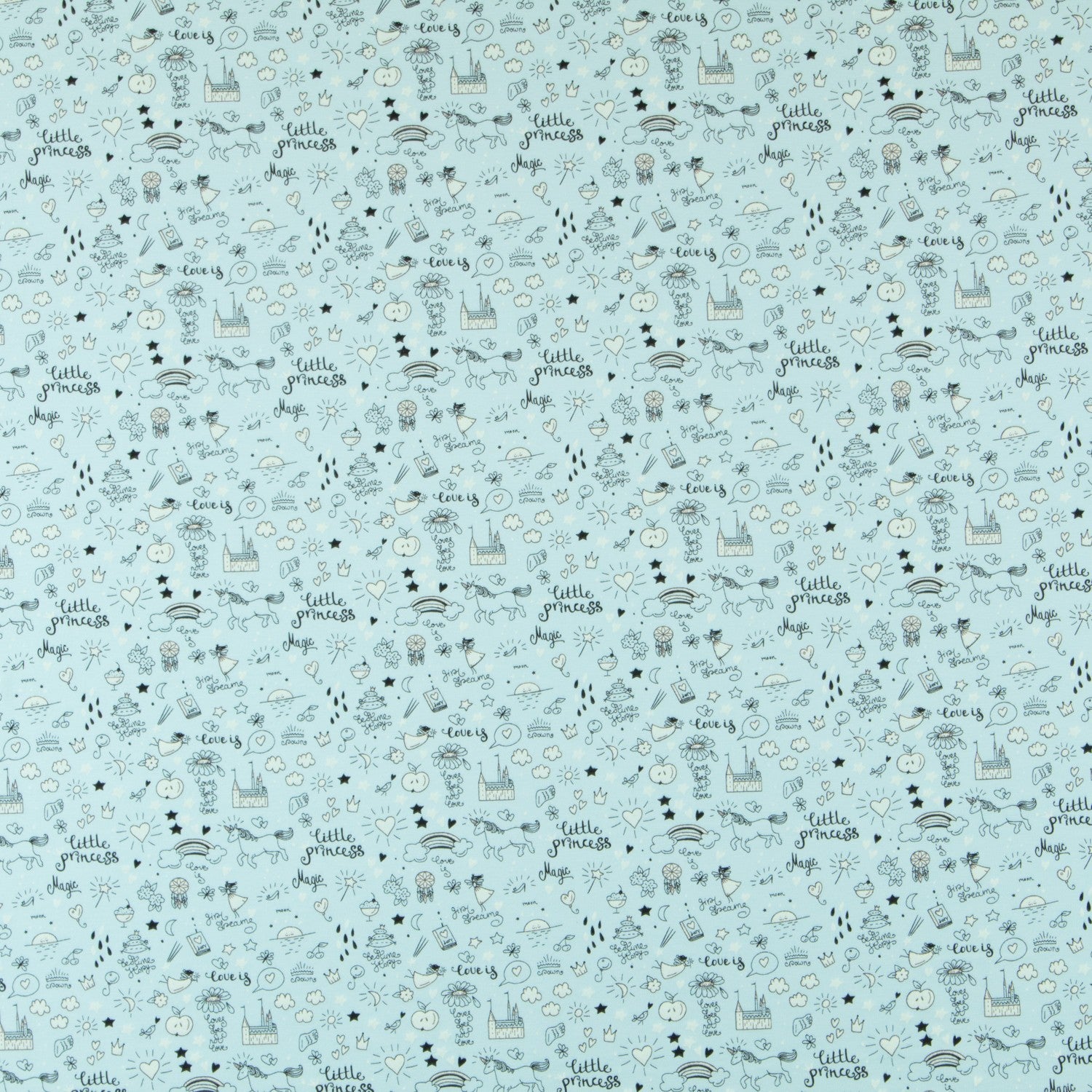 Tissu Magique Princesse Vert - Ribes y Casals