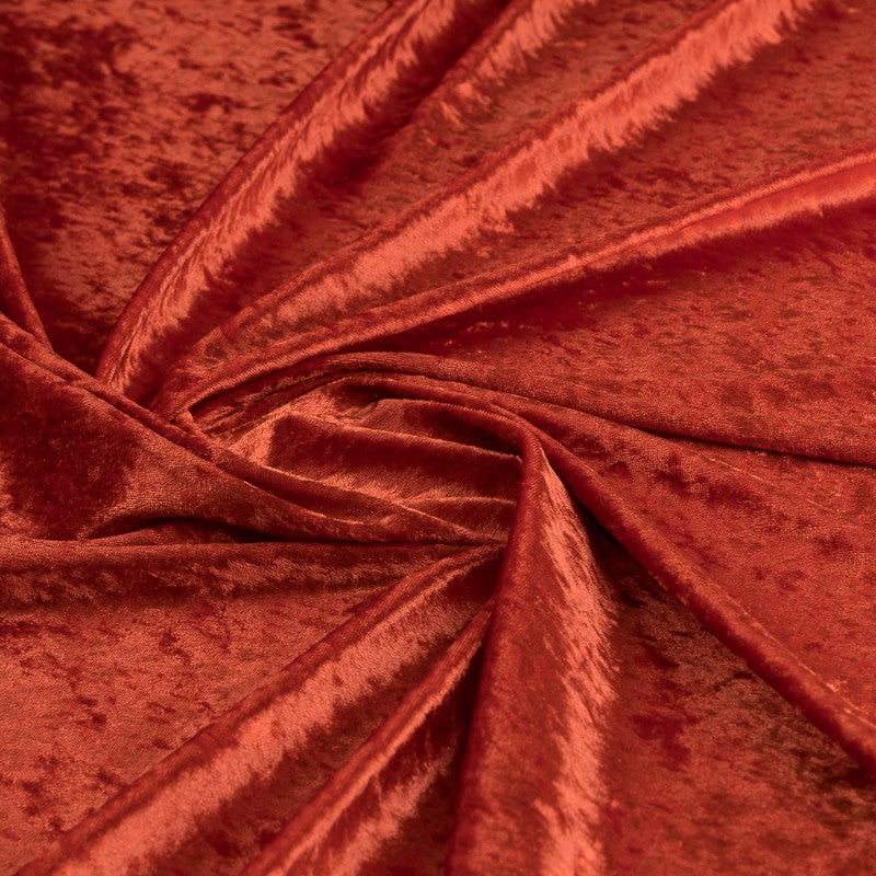 Panne Velours Orange Feu - Ribes y Casals