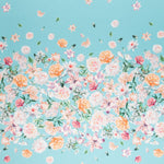 Tela Mikado Cenefa Aguamarina - Ribes y Casals