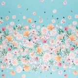 Tela Mikado Cenefa Aguamarina - Ribes y Casals