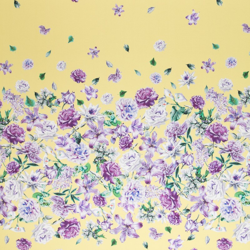 Tela Mikado Cenefa Amarillo - Ribes y Casals