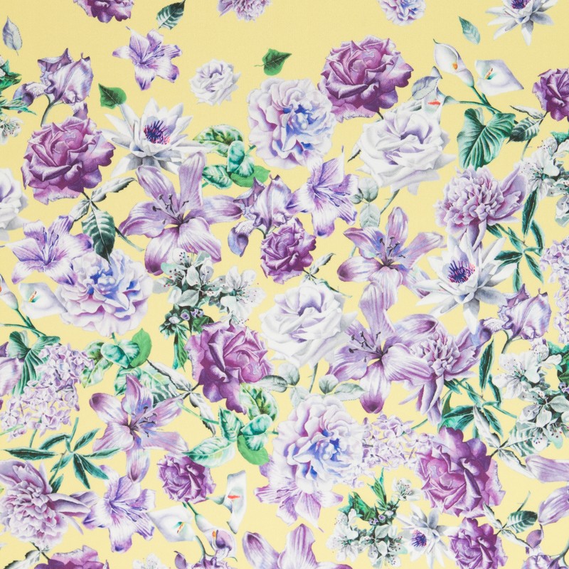 Tela Mikado Cenefa Amarillo - Ribes y Casals