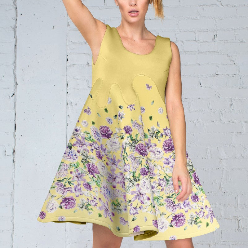 Tela Mikado Cenefa Amarillo - Ribes y Casals