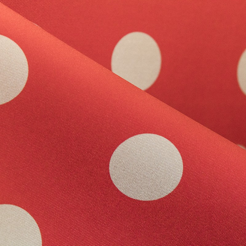 Mikado à Pois Fond Corail - Ribes y Casals
