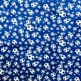 Tissu Minky Ballons Bleu Pervenche - Ribes y Casals