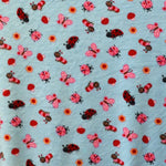 Minky Insectes Bleu - Ribes y Casals