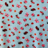 Minky Insectes Bleu - Ribes y Casals