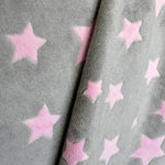 Tissu Minky Étoiles Rose - Ribes y Casals