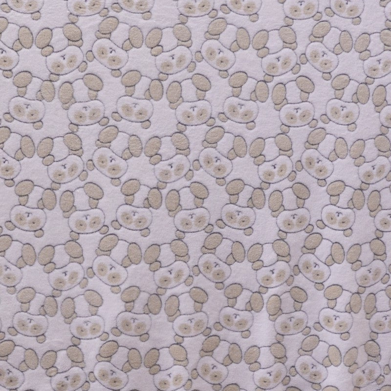 Minky Oursons Yeux  Camel - Ribes y Casals
