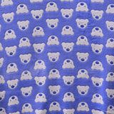 Minky Ours Fond Bleu - Ribes y Casals