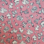 Tissu Minky Zoo Rose - Ribes y Casals