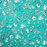 Tissu Minky Zoo Vert - Ribes y Casals