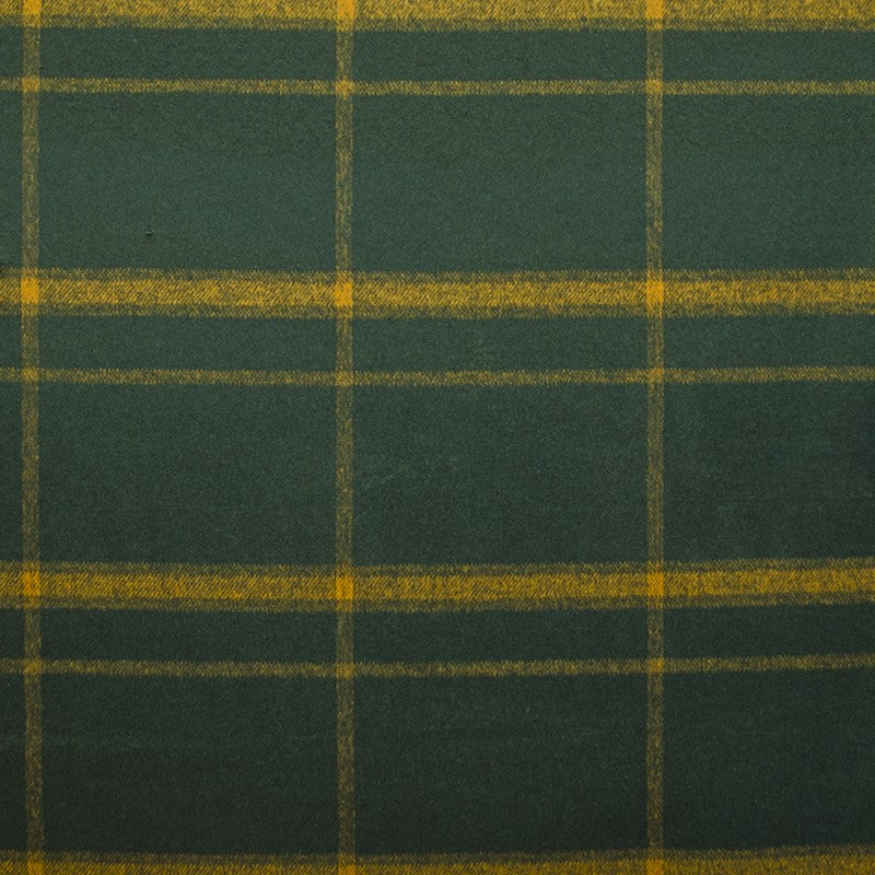 Tissu Mouflon à Carreaux Vert Bouteille - Ribes y Casals
