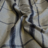 Tissu Mouflon à Carreaux Gris Clair - Ribes y Casals