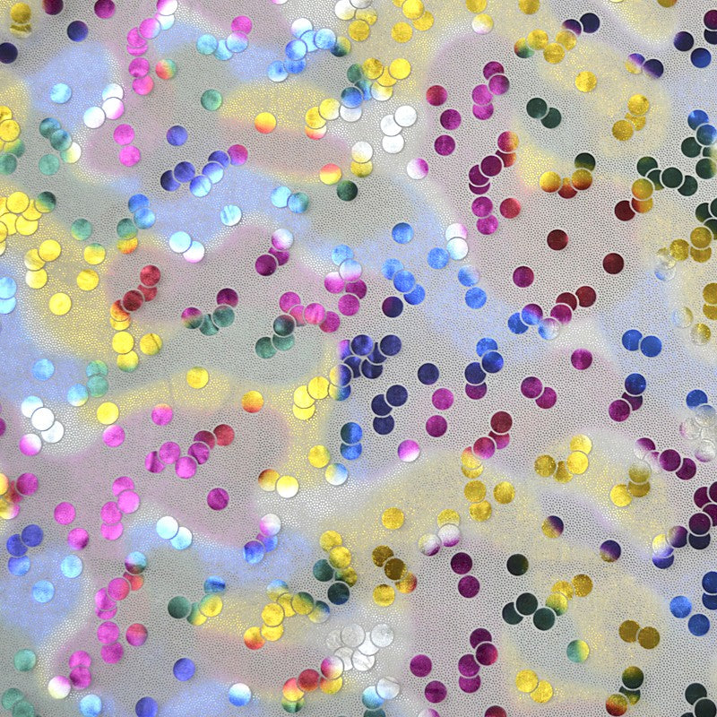 Organza Carnaval Pois Celeste - Ribes y Casals