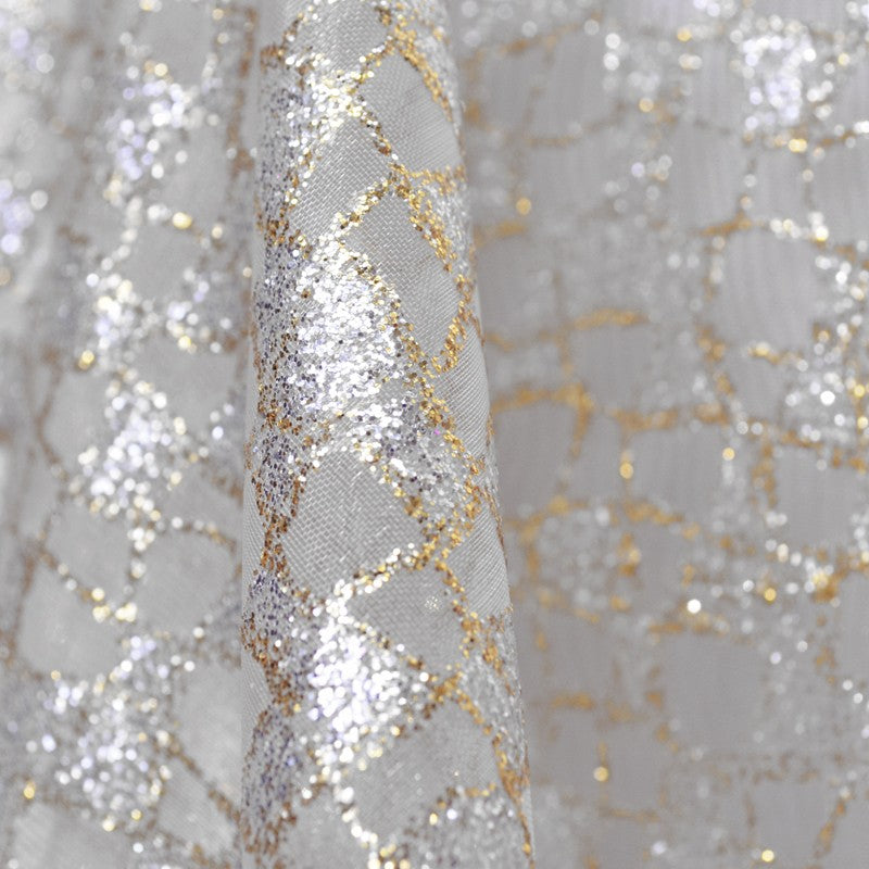 Organza Lamé Argent - Ribes y Casals