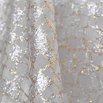 Retal Tela Organza Lamé Plata 115x155 cm - Ribes y Casals