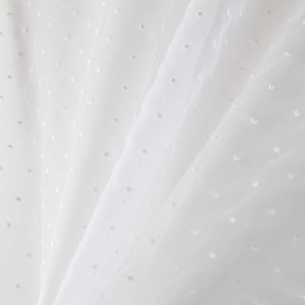 Organza Plumeti Broderie Blanc - Ribes y Casals