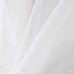 Organza Plumeti Broderie Blanc - Ribes y Casals